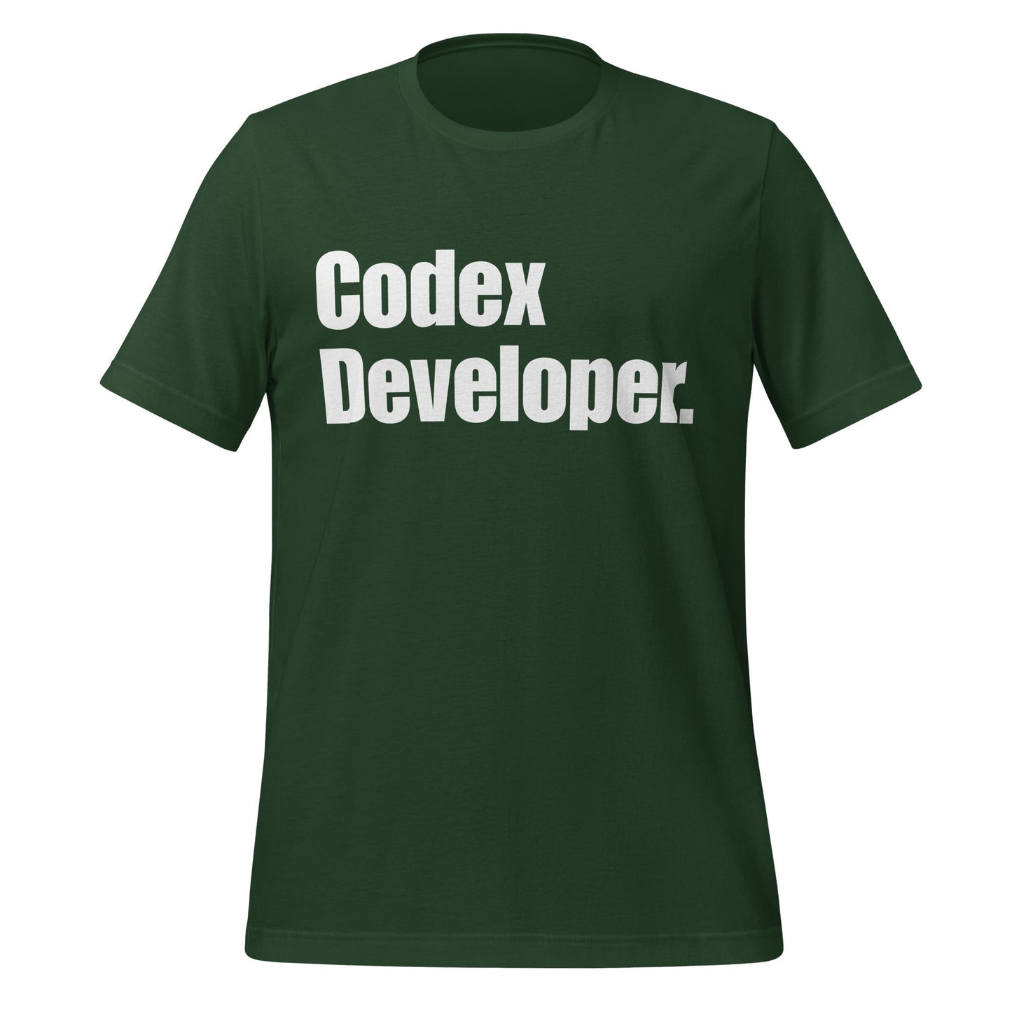Image of the Codex Developer. T-Shirt (unisex) Forest / S.