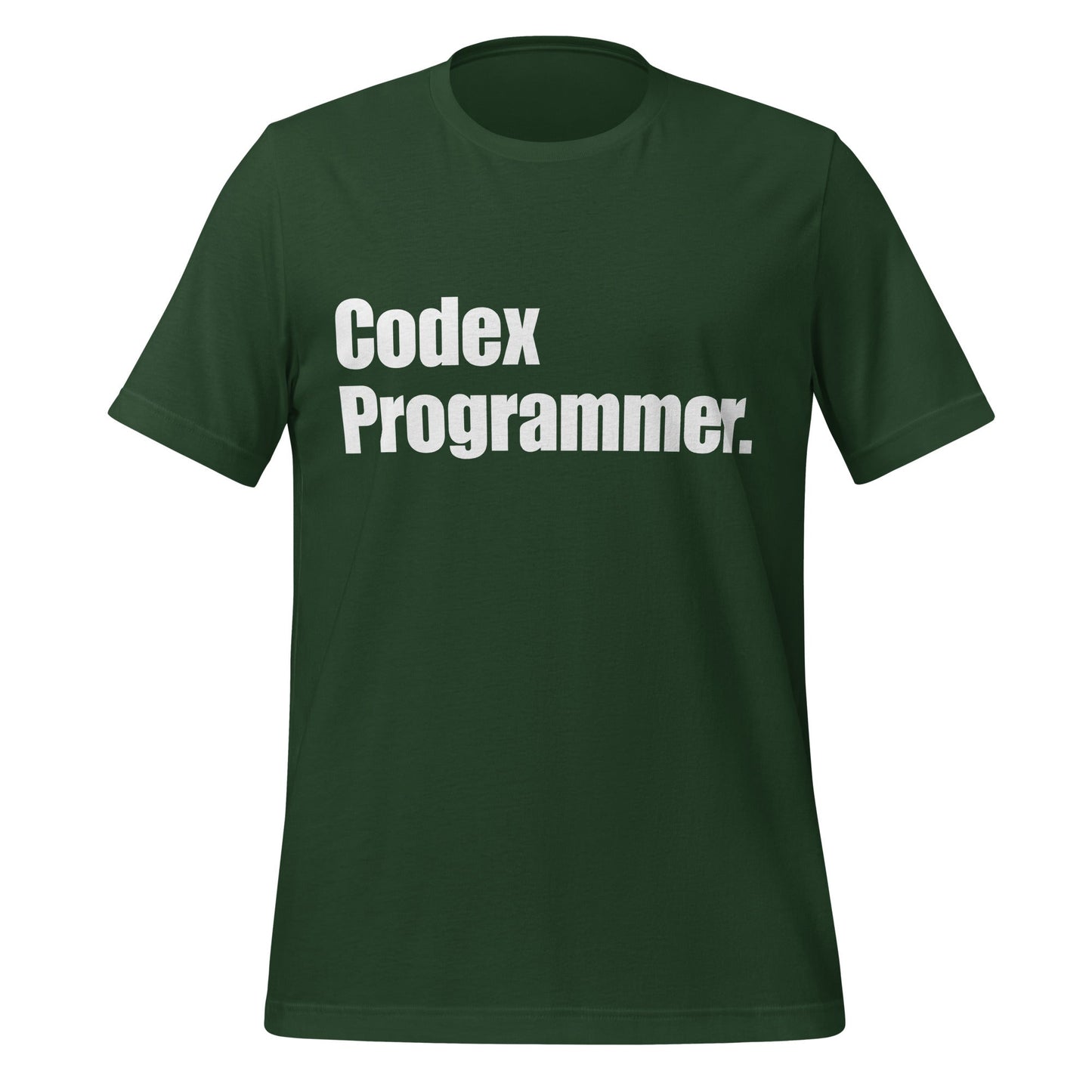 Image of the Codex Programmer. T-Shirt (unisex) Forest / S.