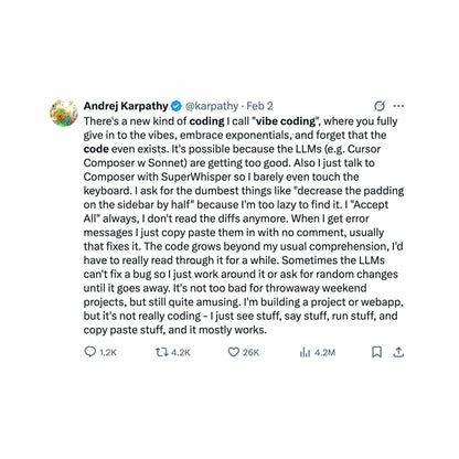 Image of the Colorful Vibe Coding Cap 2.