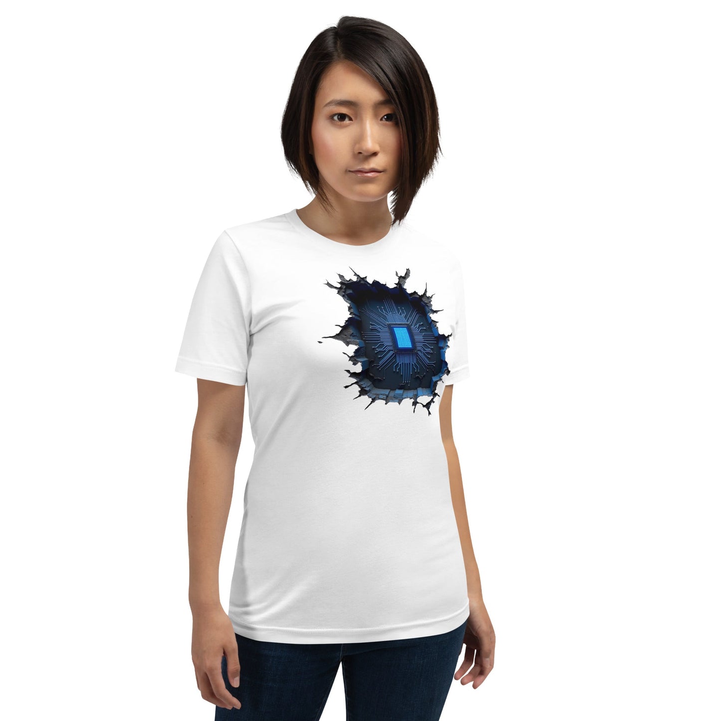 Image of the CPU Heart T-Shirt (unisex).