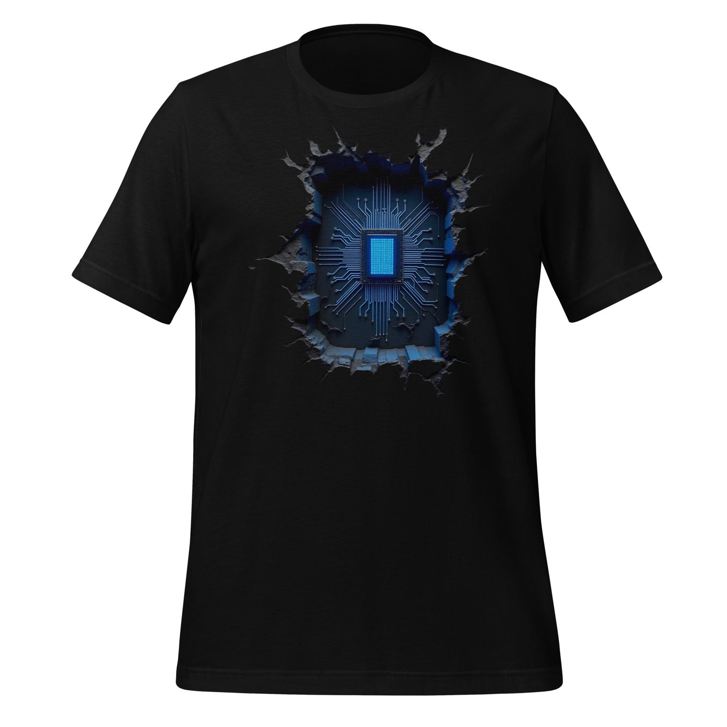 Image of the CPU Heart T-Shirt (unisex) Black / M.