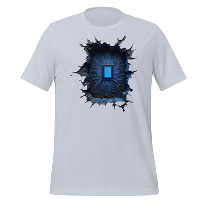 Image of the CPU Heart T-Shirt (unisex) Light Blue / M.