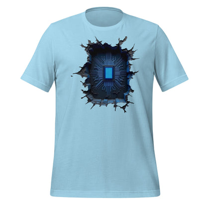 Image of the CPU Heart T-Shirt (unisex) Ocean Blue / M.