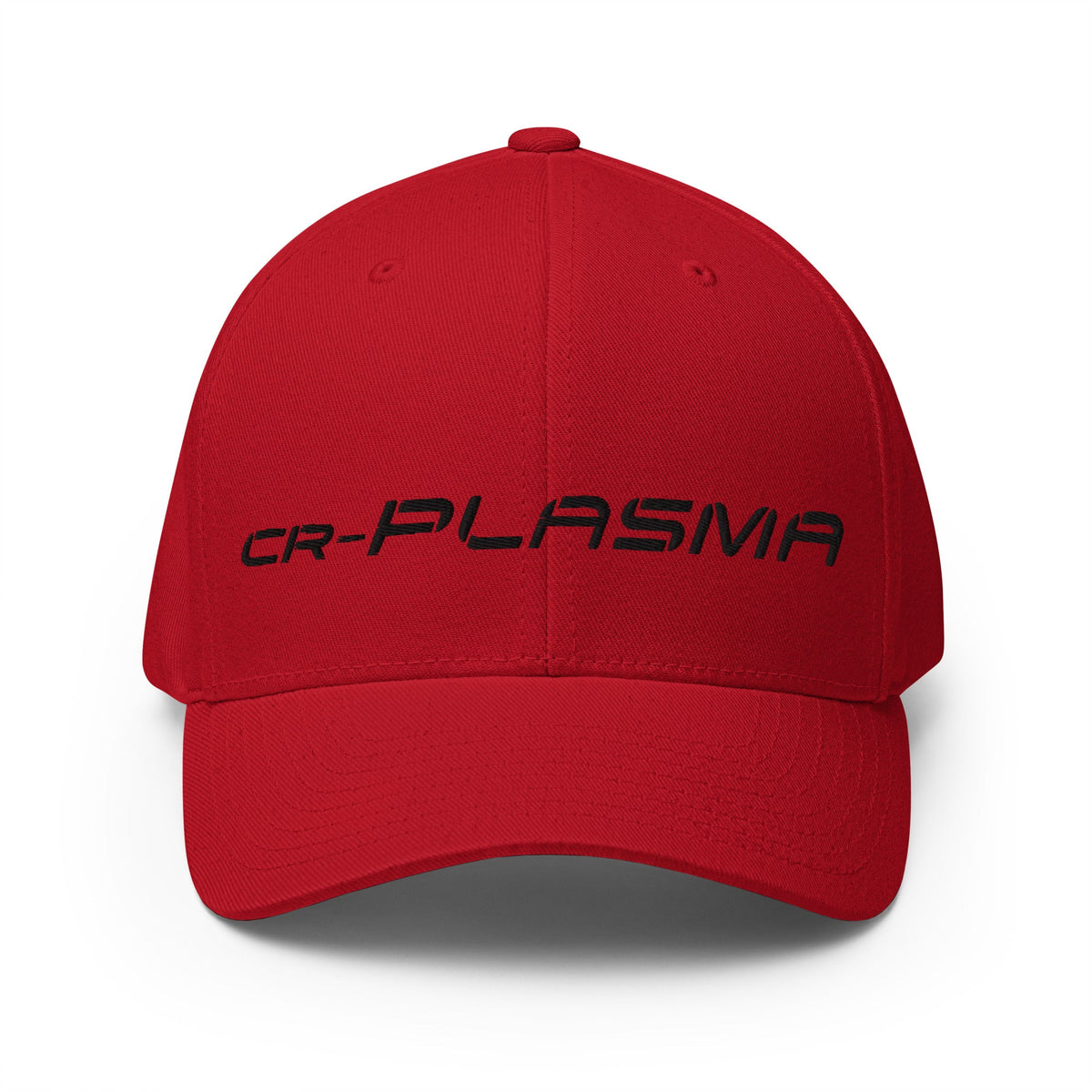 Image of the CR-PLASMA Closed-Back Baseball Cap Red / S/M.