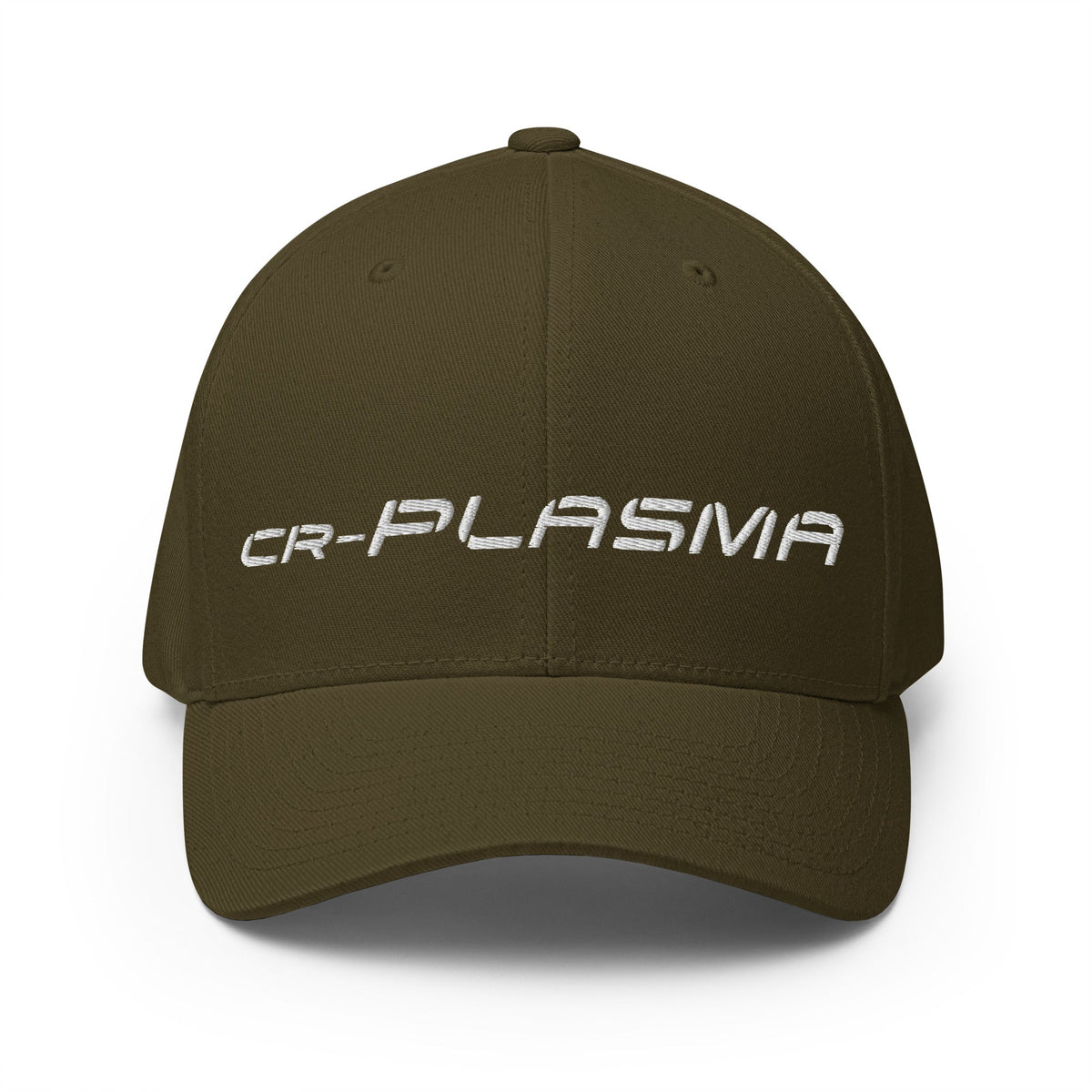 Image of the CR-PLASMA Closed-Back Baseball Cap Olive / S/M.