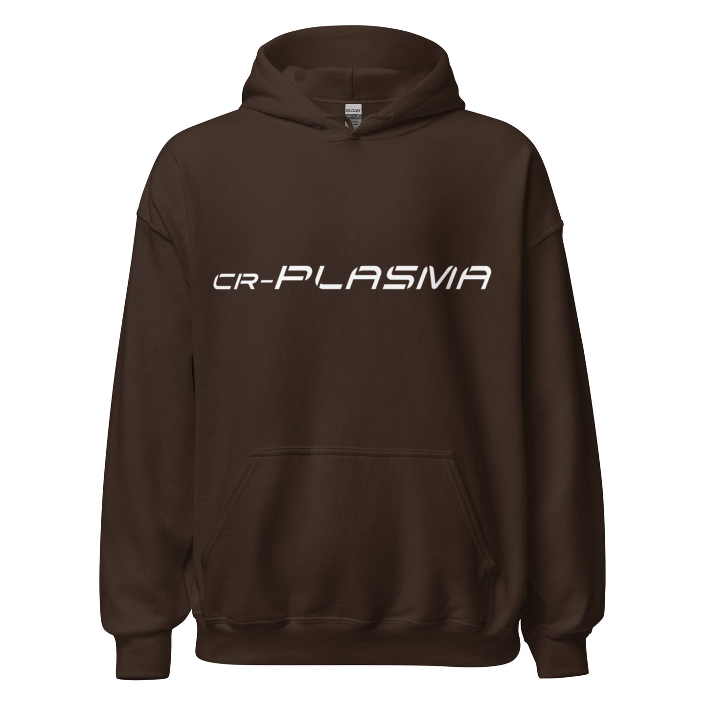 Image of the CR-PLASMA Hoodie (unisex) Dark Chocolate / M.