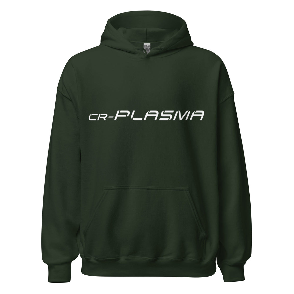 Image of the CR-PLASMA Hoodie (unisex) Forest Green / M.