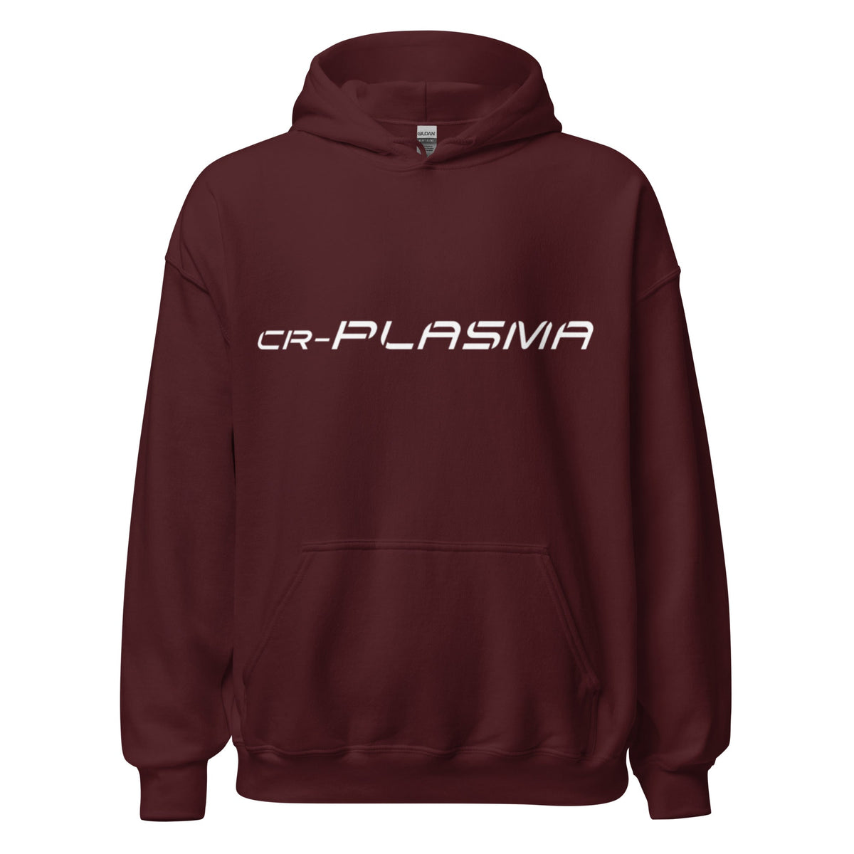 Image of the CR-PLASMA Hoodie (unisex) Maroon / M.