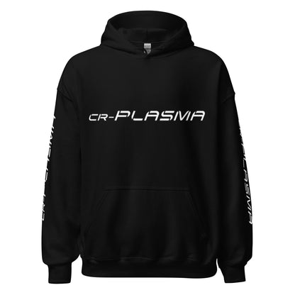 Image of the CR-PLASMA Logos Hoodie (unisex) Black / M.