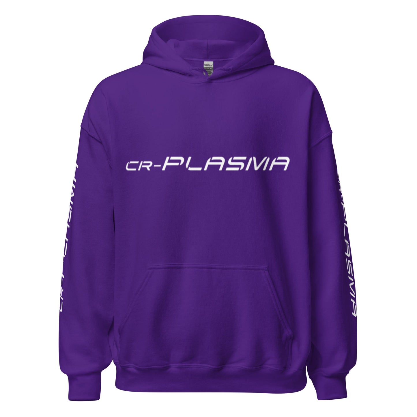 Image of the CR-PLASMA Logos Hoodie (unisex) Purple / M.