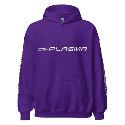 Image of the CR-PLASMA Logos Hoodie (unisex) Purple / M.