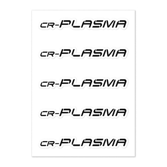 Image of the CR-PLASMA Sticker Sheet.