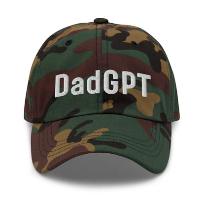 Image of the DadGPT Cap 2.1 Green Camo.