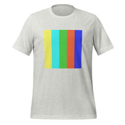 Product mockup photo of the DALL E 2 Square Watermark T Shirt (unisex) Ash / M.