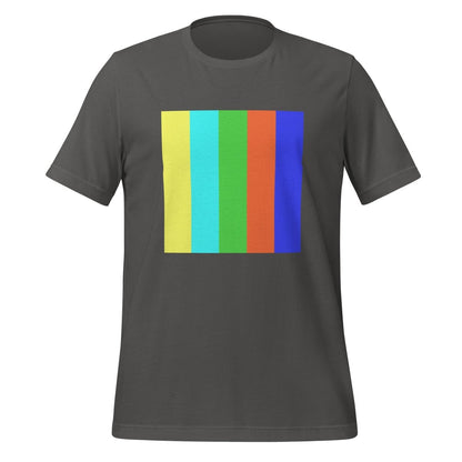 Product mockup photo of the DALL E 2 Square Watermark T Shirt (unisex) Asphalt / M.
