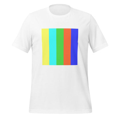 Product mockup photo of the DALL E 2 Square Watermark T Shirt (unisex) White / M.