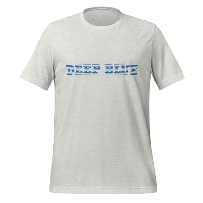 Product mockup photo of the DEEP BLUE T Shirt (unisex) Ash / M.