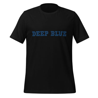Product mockup photo of the DEEP BLUE T Shirt (unisex) Black / M.