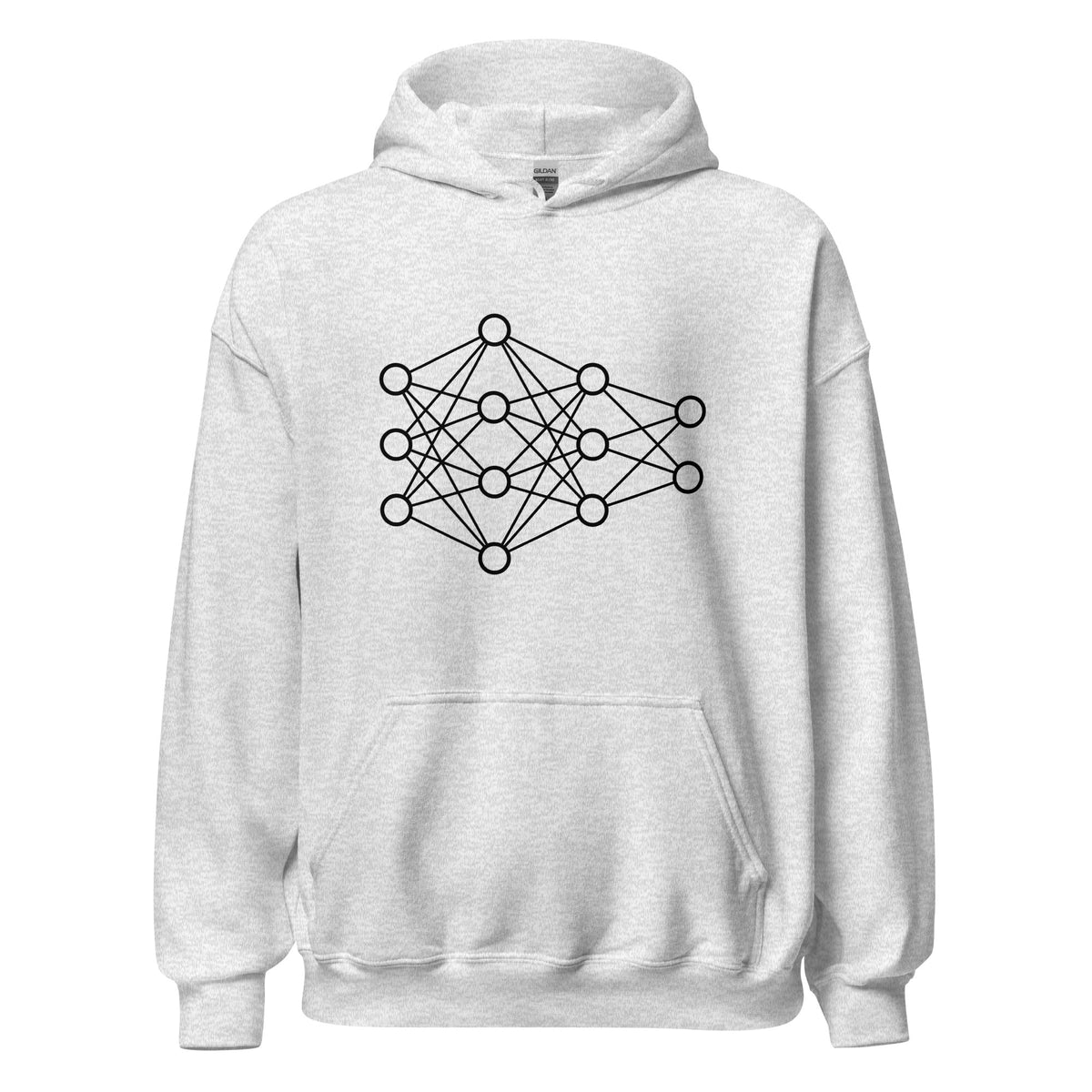 Image of the Deep Neural Network Hoodie 2 (unisex) Ash / M.