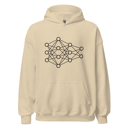 Image of the Deep Neural Network Hoodie 2 (unisex) Sand / M.