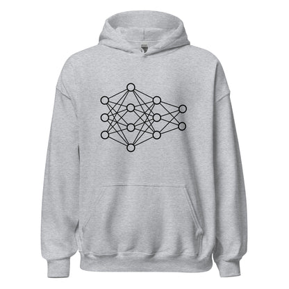 Image of the Deep Neural Network Hoodie 2 (unisex) Sport Grey / M.