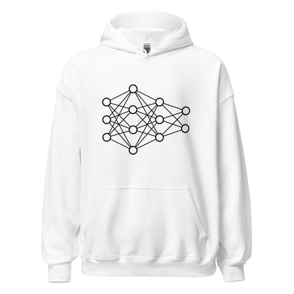 Image of the Deep Neural Network Hoodie 2 (unisex) White / M.