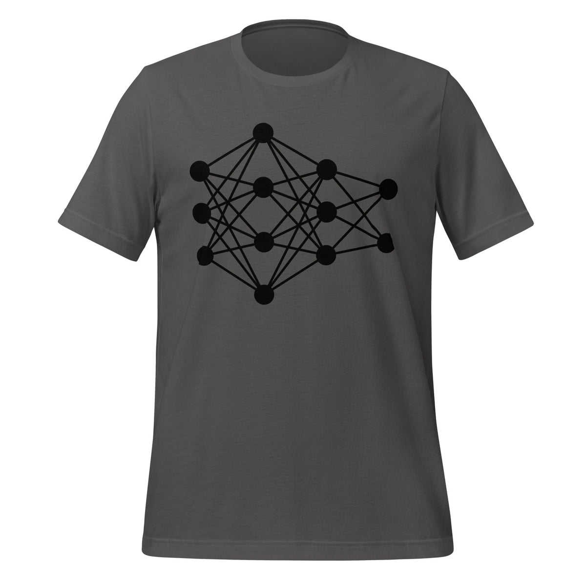 Image of the Deep Neural Network T-Shirt 10 (unisex) Asphalt / M.