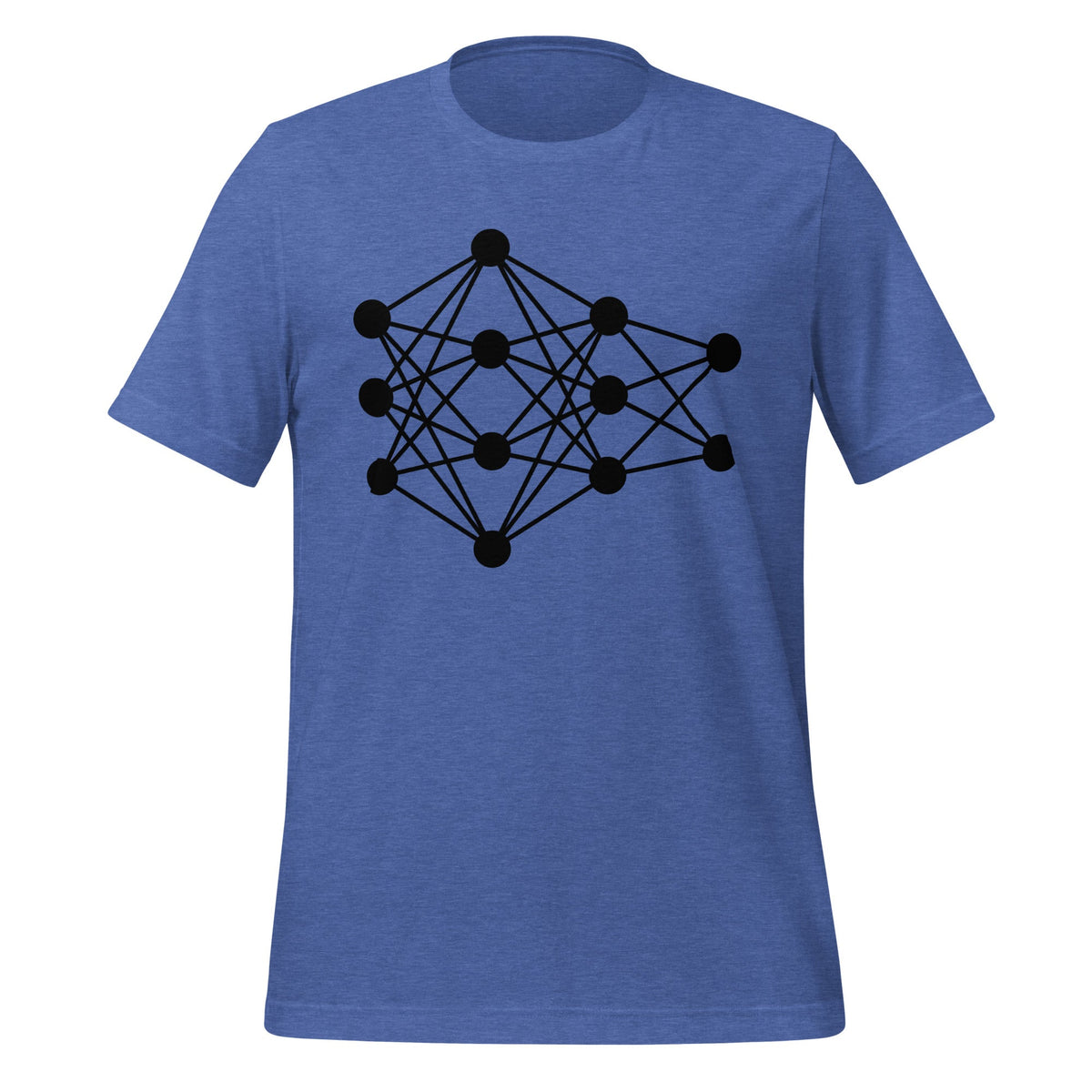 Image of the Deep Neural Network T-Shirt 10 (unisex) Heather True Royal / M.