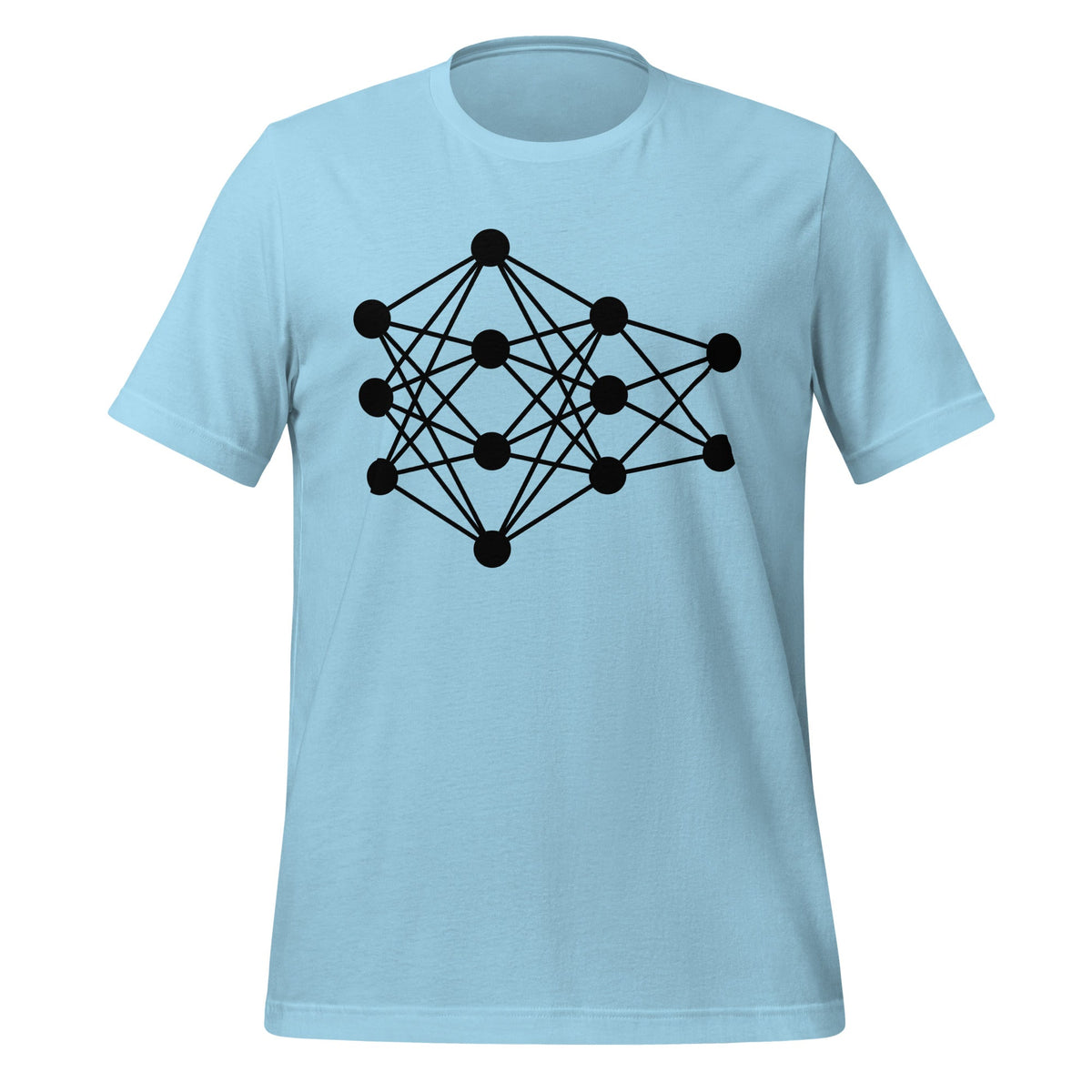 Image of the Deep Neural Network T-Shirt 10 (unisex) Ocean Blue / M.