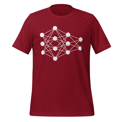 Mockup image of the Deep Neural Network T-Shirt 5 (unisex) Cardinal / M.