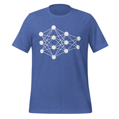 Mockup image of the Deep Neural Network T-Shirt 5 (unisex) Heather True Royal / M.
