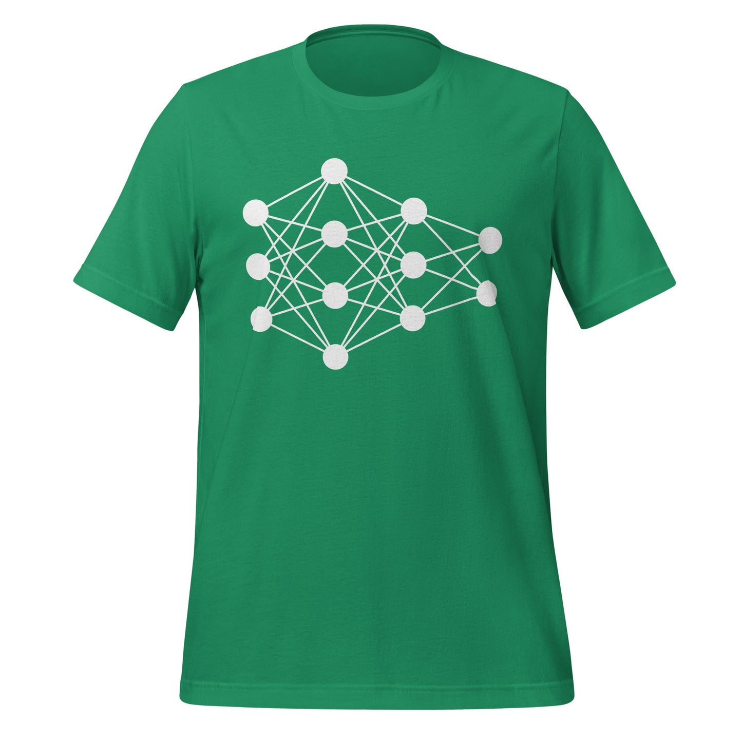 Mockup image of the Deep Neural Network T-Shirt 5 (unisex) Kelly / M.