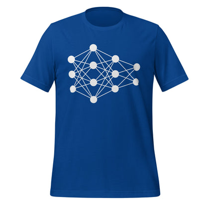 Mockup image of the Deep Neural Network T-Shirt 5 (unisex) True Royal / M.