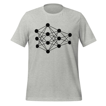 Product mockup photo of the Deep Neural Network T Shirt 6 (unisex) Athletic Heather / M.