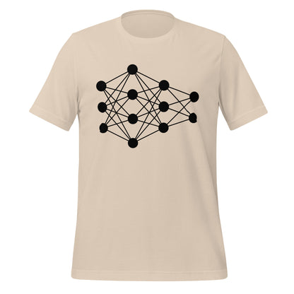 Product mockup photo of the Deep Neural Network T Shirt 6 (unisex) Soft Cream / M.