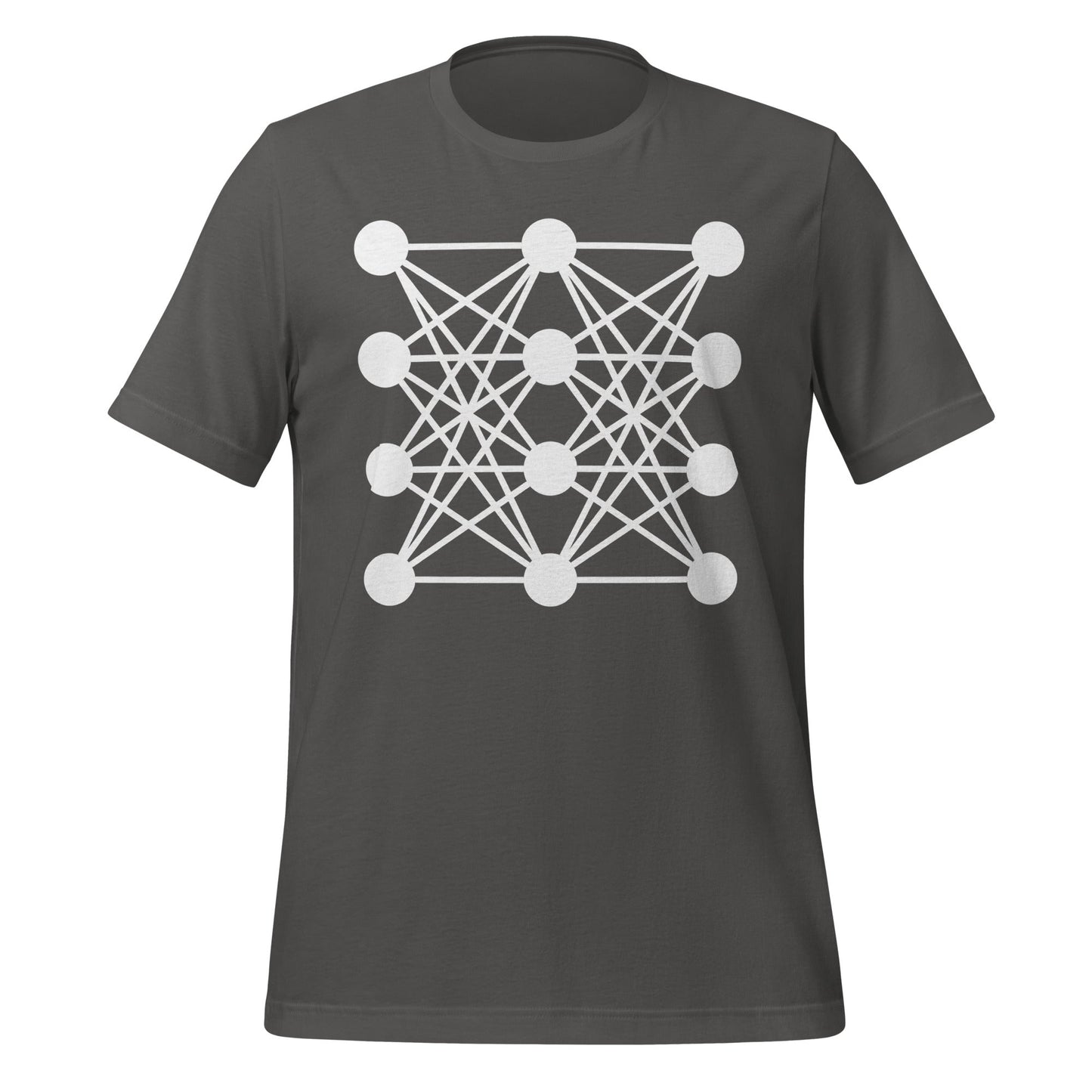 Image of the Deep Neural Network T-Shirt 7 (unisex) Asphalt / M.
