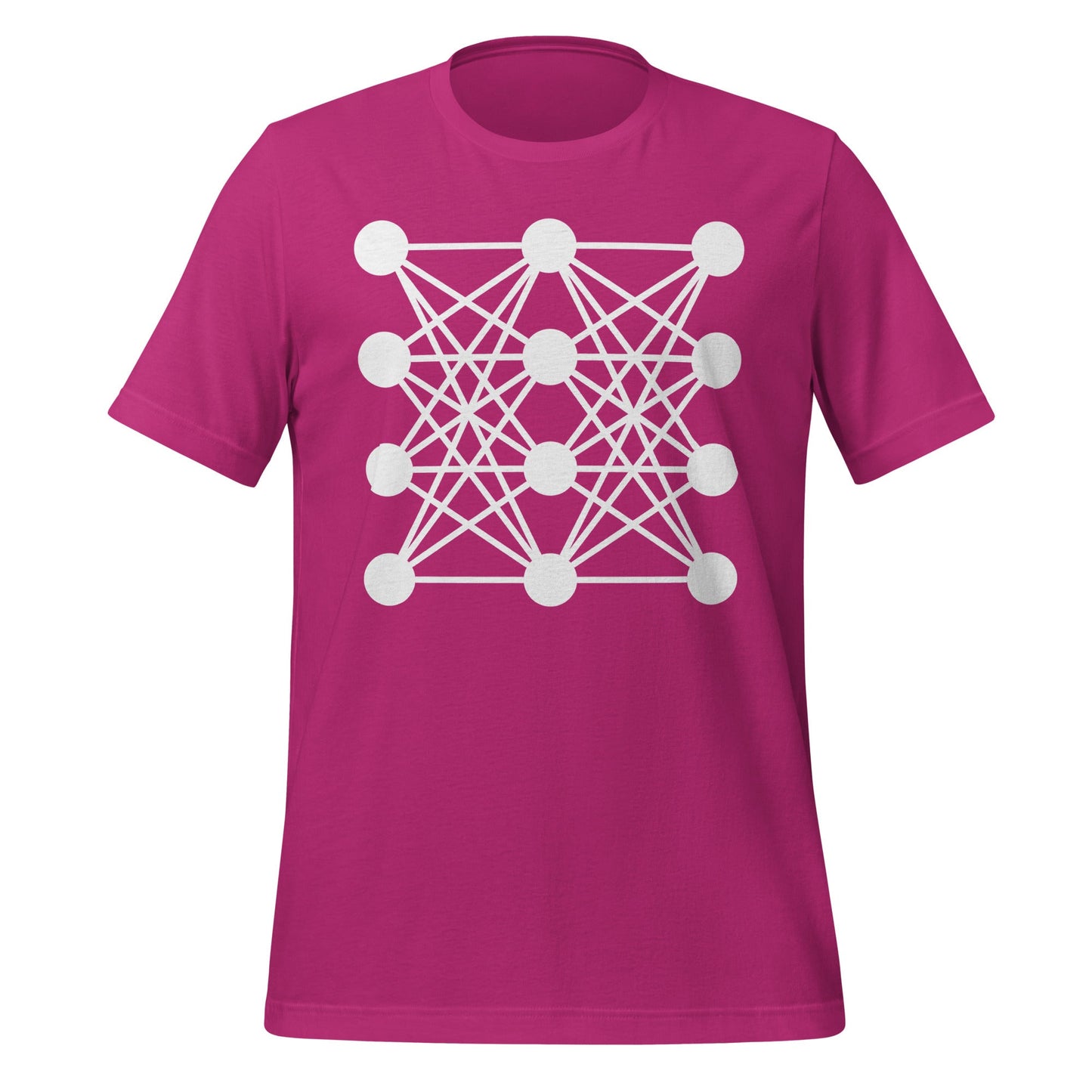 Image of the Deep Neural Network T-Shirt 7 (unisex) Berry / M.