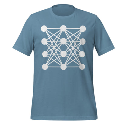 Image of the Deep Neural Network T-Shirt 7 (unisex) Steel Blue / M.