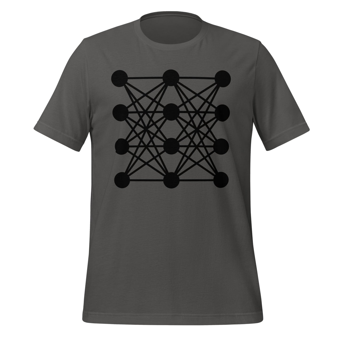 Image of the Deep Neural Network T-Shirt 8 (unisex) Asphalt / M.