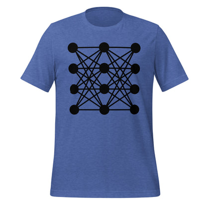 Image of the Deep Neural Network T-Shirt 8 (unisex) Heather True Royal / M.