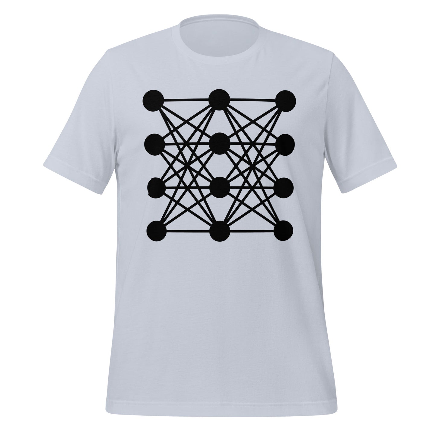 Image of the Deep Neural Network T-Shirt 8 (unisex) Light Blue / M.