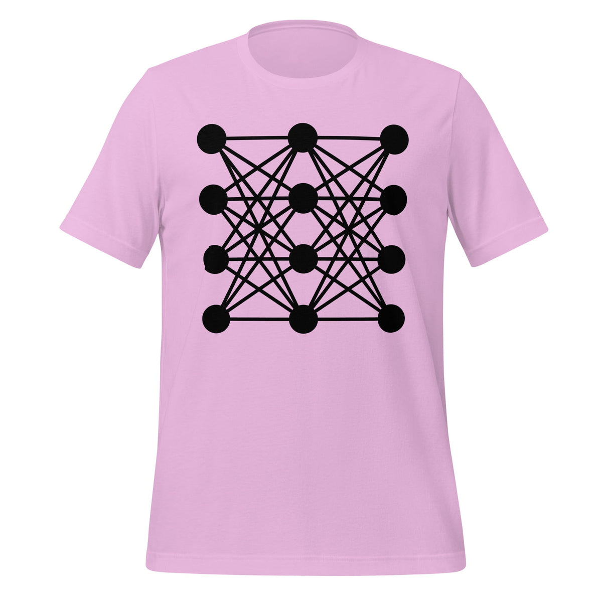Image of the Deep Neural Network T-Shirt 8 (unisex) Lilac / M.