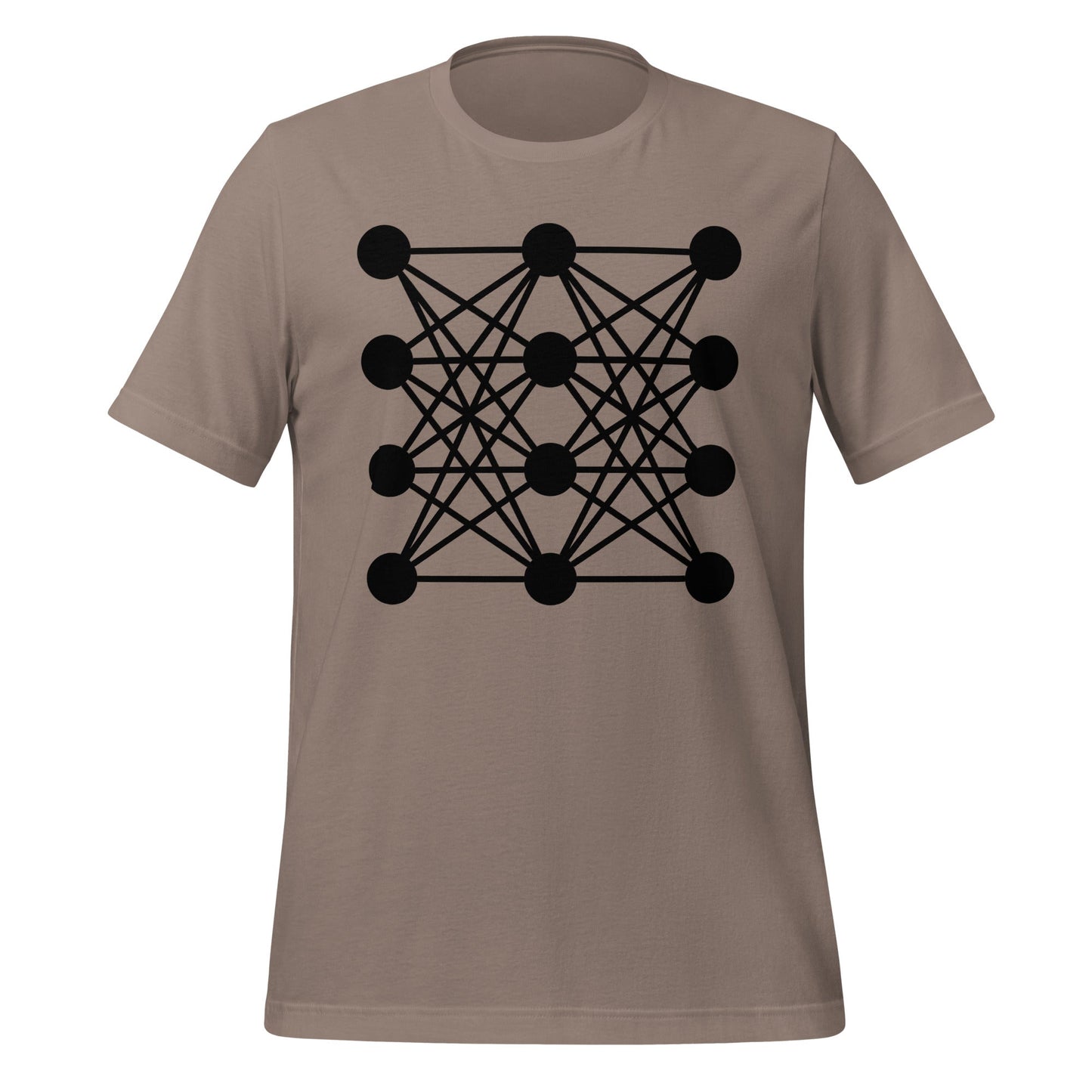 Image of the Deep Neural Network T-Shirt 8 (unisex) Pebble / M.