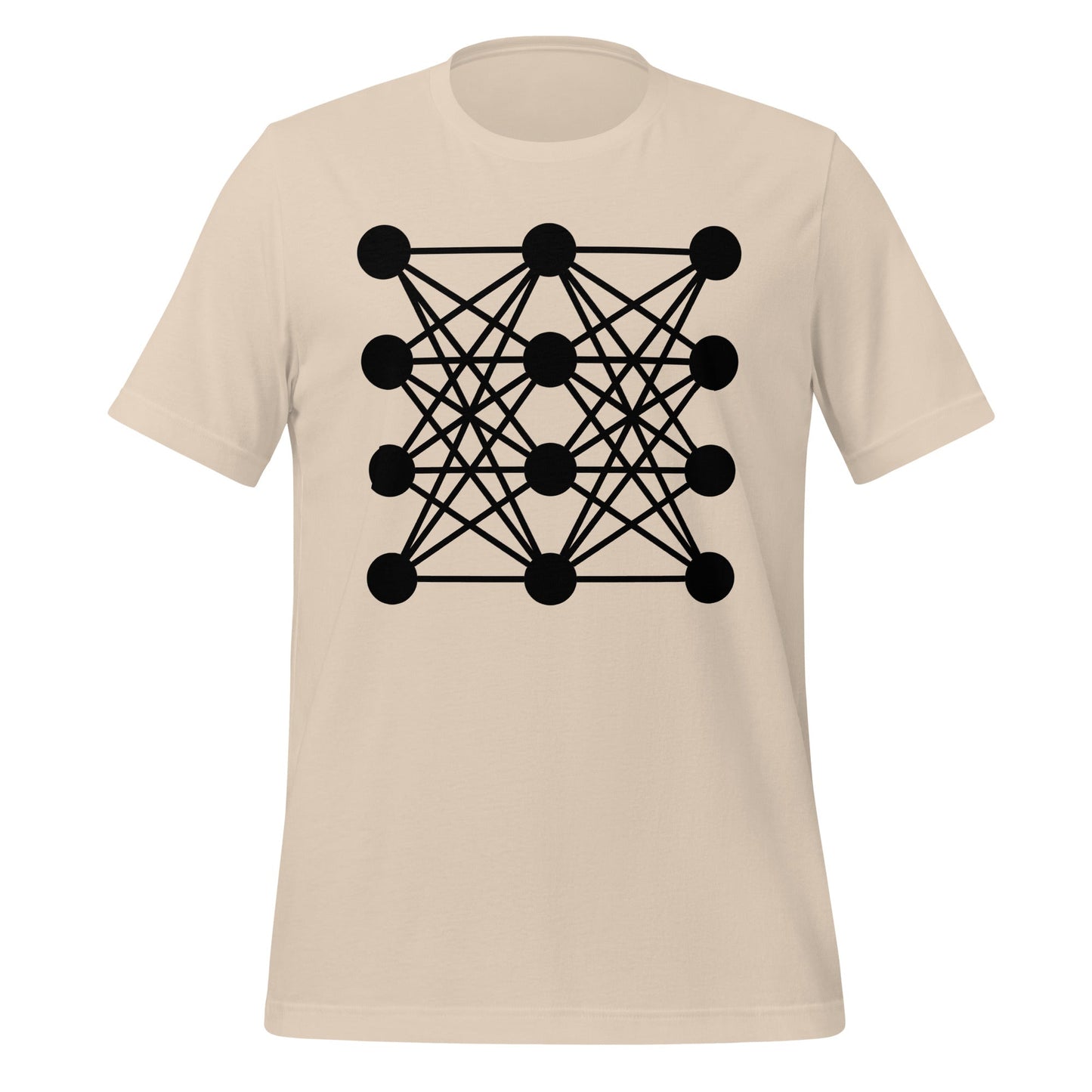 Image of the Deep Neural Network T-Shirt 8 (unisex) Soft Cream / M.