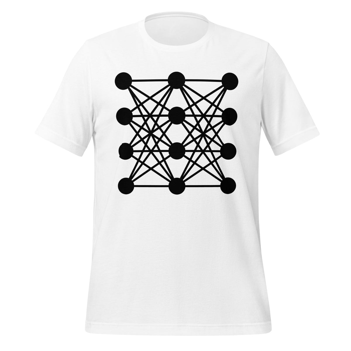 Image of the Deep Neural Network T-Shirt 8 (unisex) White / M.