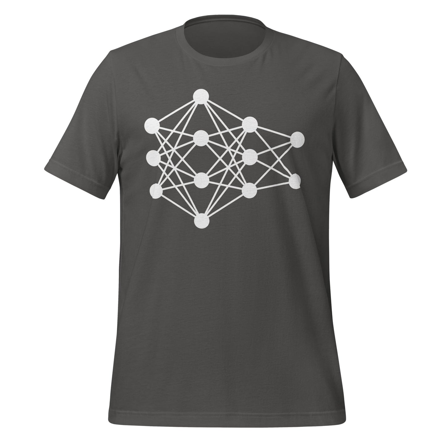 Image of the Deep Neural Network T-Shirt 9 (unisex) Asphalt / M.