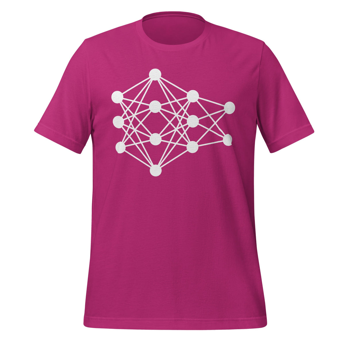 Image of the Deep Neural Network T-Shirt 9 (unisex) Berry / M.