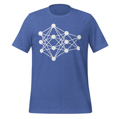 Image of the Deep Neural Network T-Shirt 9 (unisex) Heather True Royal / M.