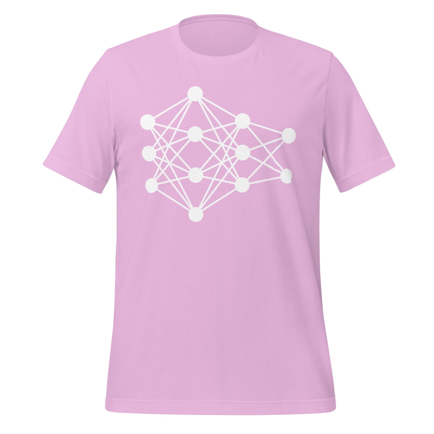 Image of the Deep Neural Network T-Shirt 9 (unisex) Lilac / M.