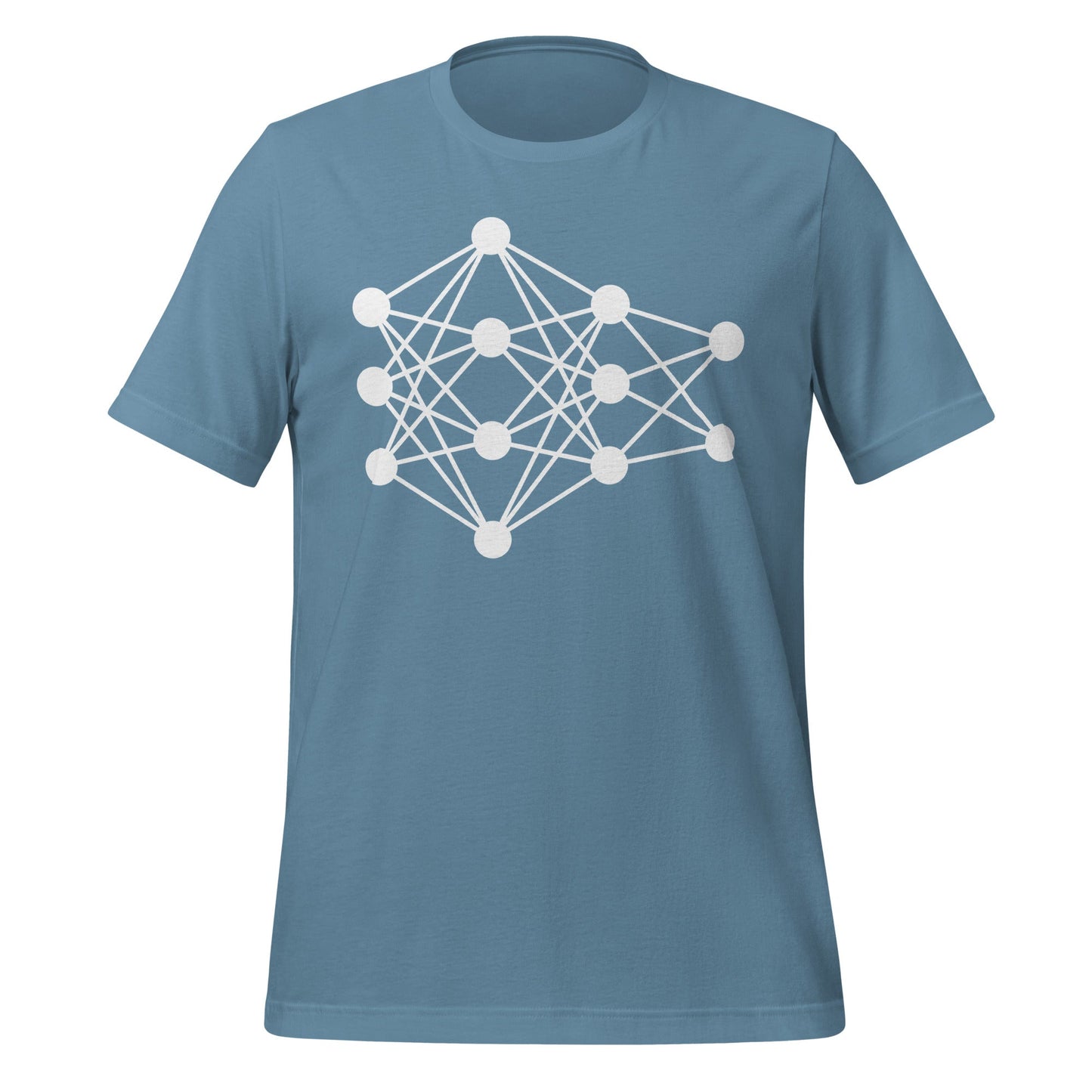 Image of the Deep Neural Network T-Shirt 9 (unisex) Steel Blue / M.
